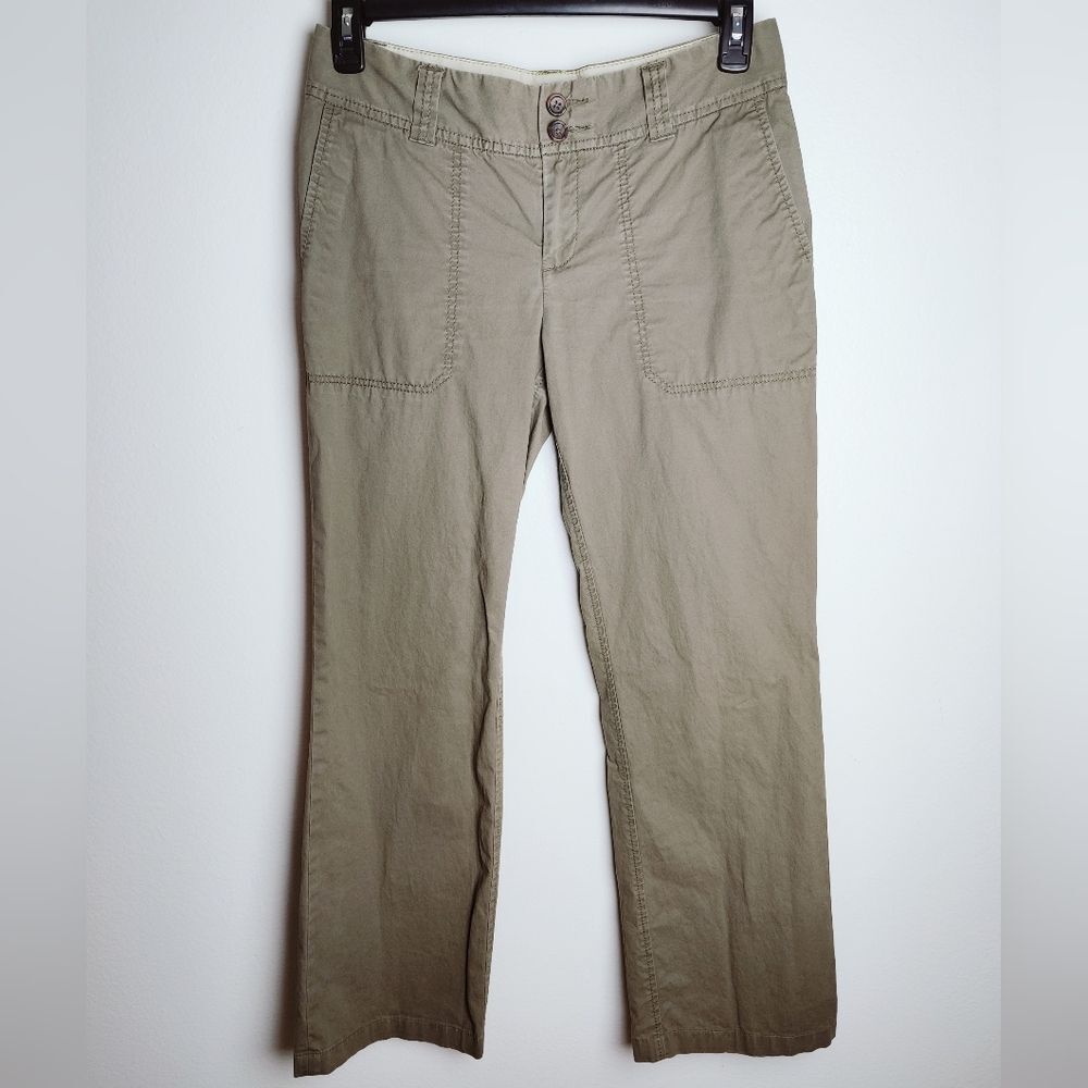 VTG Y2K Women's Banana Republic Wide Leg Mid Rise Cargo Chino Pants, Sz 6